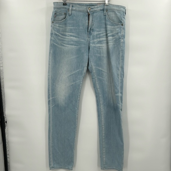 AG Adriano Goldschmied The Dylan Lightwash Men's‎ Jeans Size 38R Slim Skinny - Picture 1 of 11